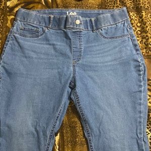 Women’s Straight Leg Blue Jeans XL